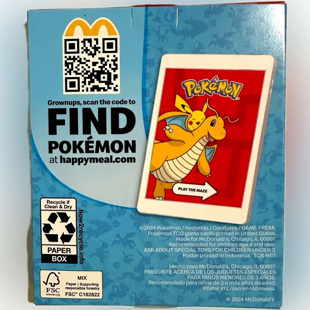 POKÉMON JIGGLYPUFF 2025 MCDONALDS #6 COLLECTIBLE w CARDS SEALED STICKER ACTIVITY